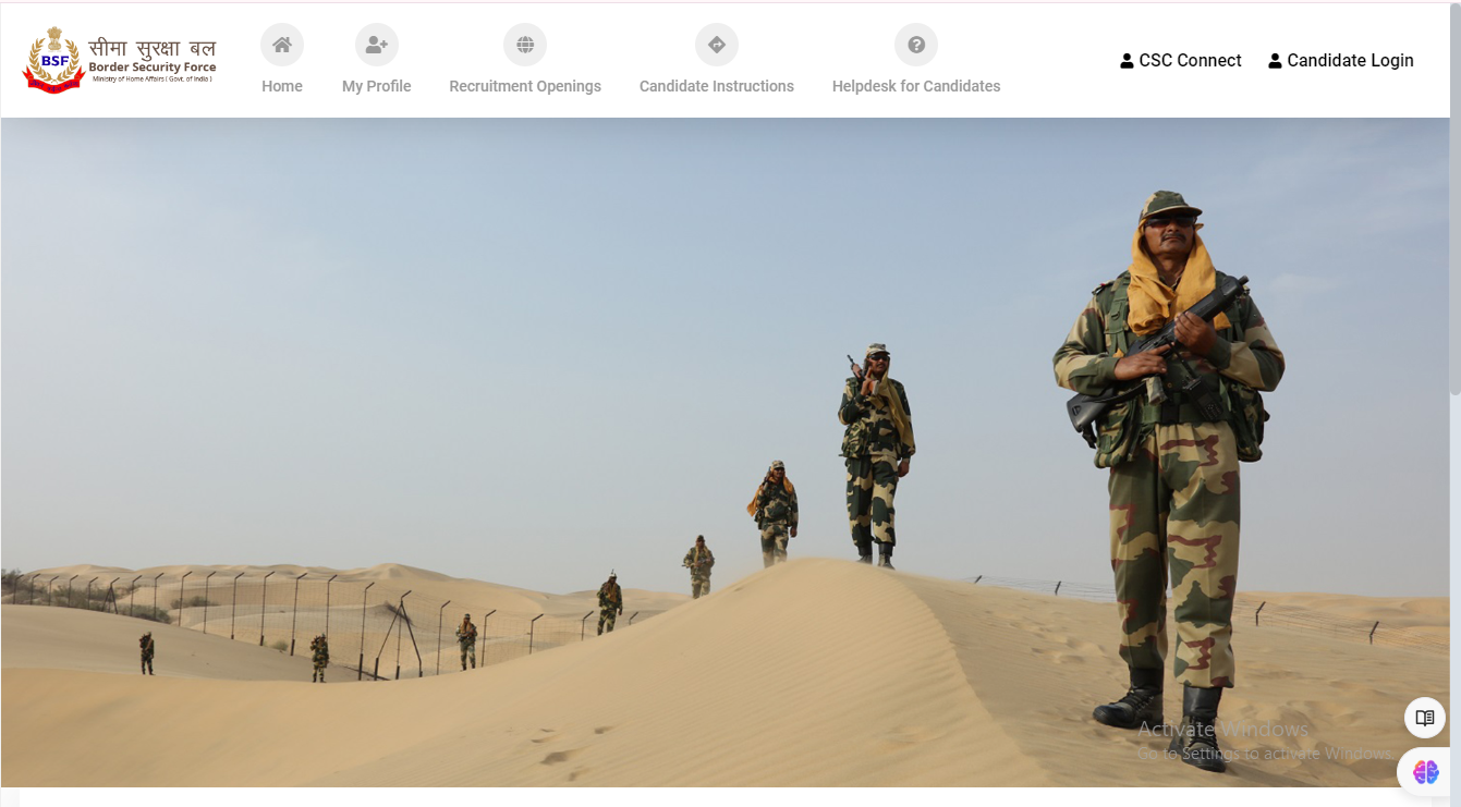 BSF Official Website