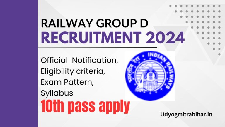 Railway Group D Recruitment 2024 Application Process, Eligibility, Syllabus, Salary, Exam Pattern, 10th Pass Only