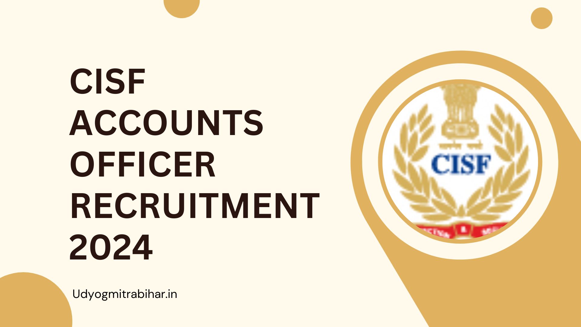 CISF-Accounts-Officer-Recruitment-2024