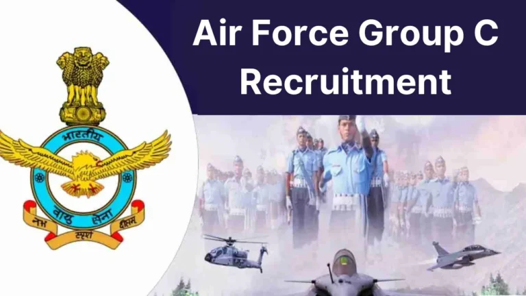 Air Force Group C Recruitment 2024 for 182 Vacancies, Apply Now, Check Eligibility Criteria, Salary, and More