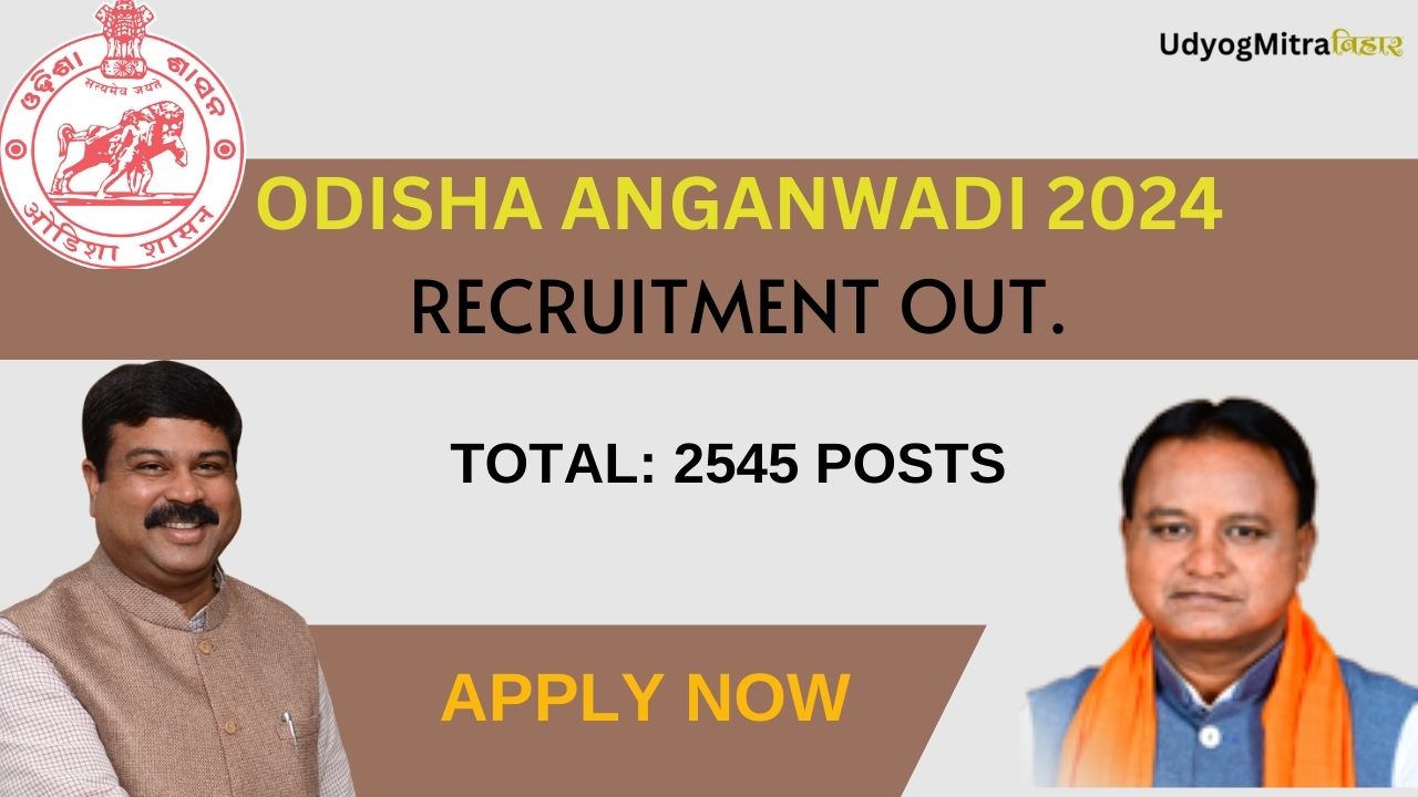 Odisha Anganwadi Recruitment 2024 Out for 2545 Vacancies, Check Eligibility, Age Limit, Last Date, Salary