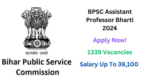 BPSC Assistant Professor Bharti 2024 Notification Out For 1339 Vacancies, Know Salary, Application Fee, Last Date, and Eligibility Criteria