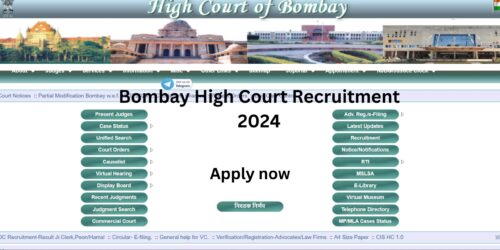 Bombay High Court Recruitment 2024, Apply Now, Check Eligibility Criteria, Job Responsibilities, and More