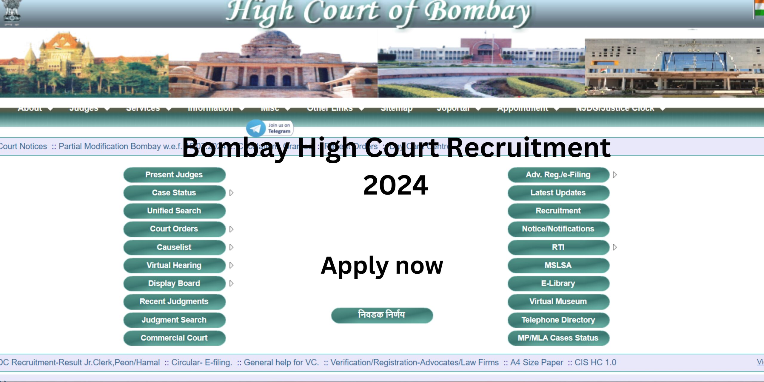 Bombay High Court Recruitment 2024, Apply Now, Check Eligibility Criteria, Job Responsibilities and More