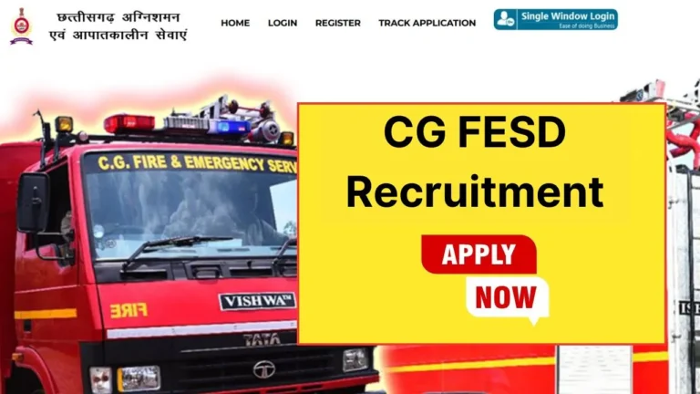 CG FESD Recruitment 2024 for 2215 Vacant Posts, Apply Now, Check Eligibility, Salary, and More