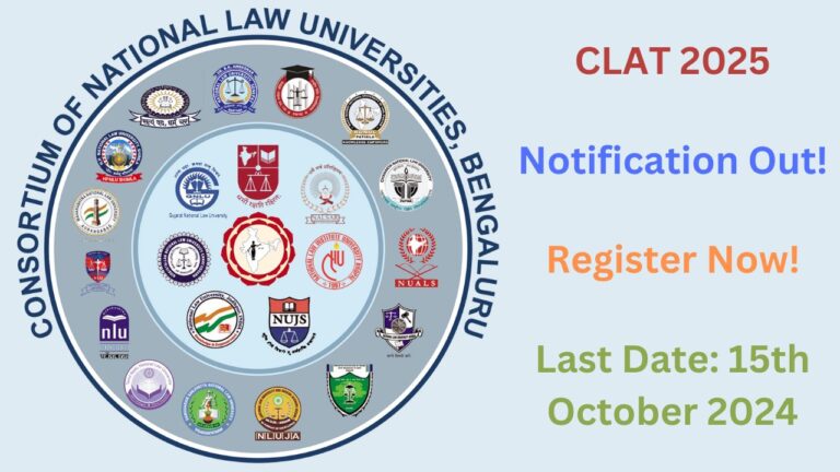 CLAT 2025 Online Application Form, Registration Fees, Eligibility Criteria, and More