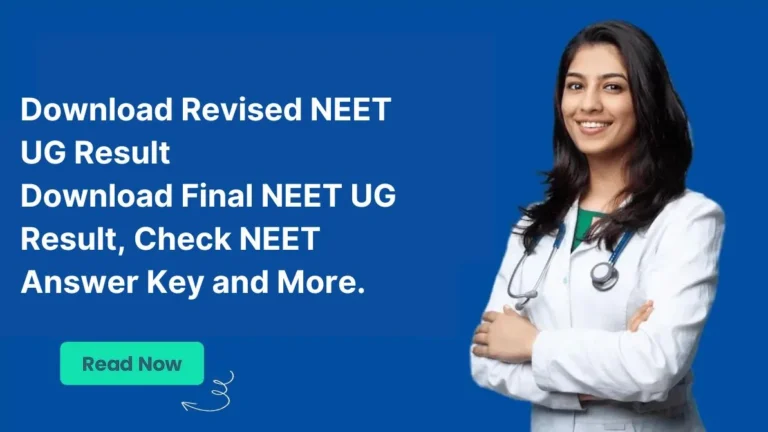 Download Revised NEET UG Result