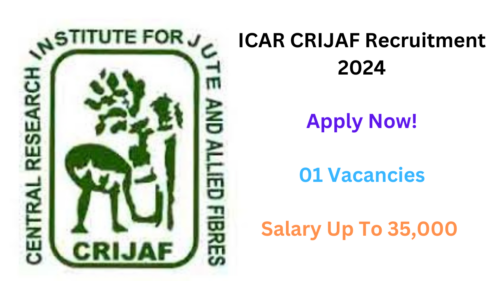 ICAR CRIJAF Recruitment 2024, Apply Now, Check Vacancy Details, Eligibility Criteria, and More