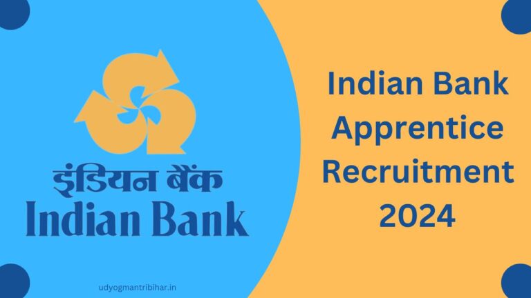 Indian Bank Apprentice Recruitment 2024 for 1500 Posts, Apply Online Now!