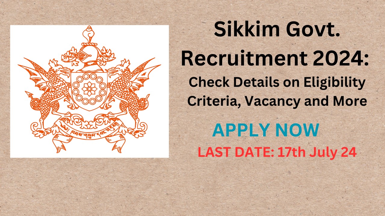 Sikkim Govt Marketing Manager Recruitment 2024, Apply Now, Check Eligibility Criteria, Vacancy Details, and More