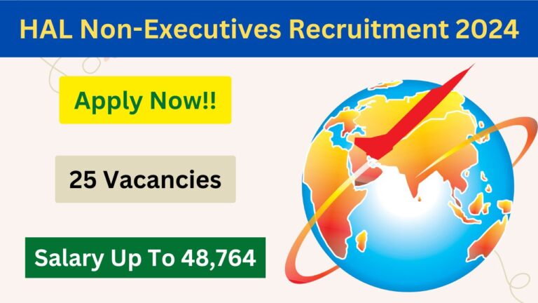 HAL Non-Executives Recruitment 2024, Apply Now, Check Eligibility Criteria, Vacancy Details, Salary, and More