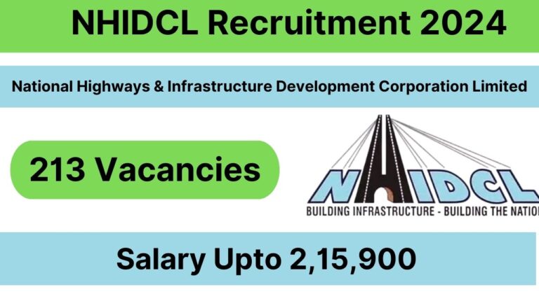 NHIDCL Recruitment 2024 for Various Manager Roles, Apply Now, Check Eligibility Criteria, Salary, Vacancy-Breakdown