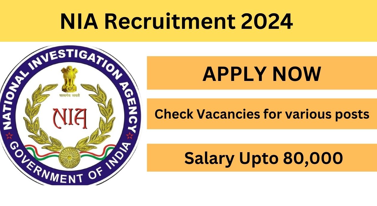 NIA Research Officer Recruitment 2024, Apply Now, Check Eligibility Criteria, Salary, and More