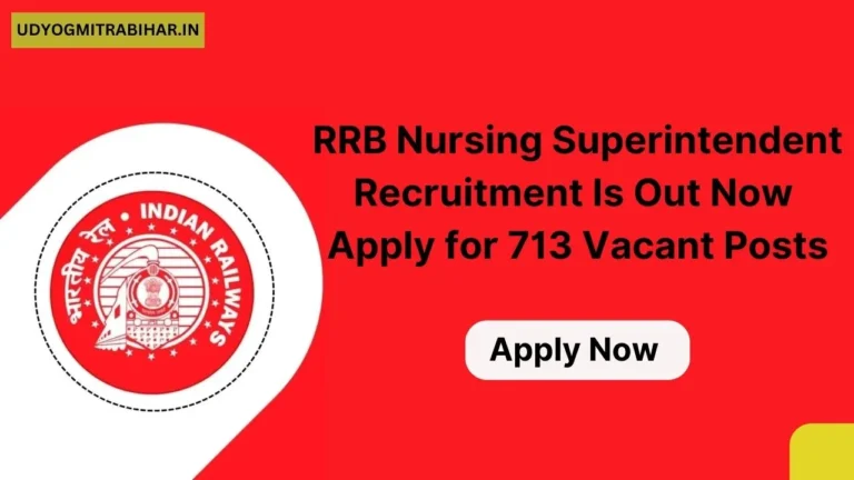 RRB Nursing Superintendent Recruitment 2024, Check Eligibility Criteria, Salary, Fees, and Exam Dates