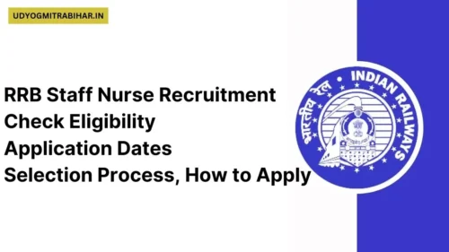 RRB Staff Nurse Recruitment 2024, Know Eligibility, Last Date, Selection Process, How to Apply, and Age Limit