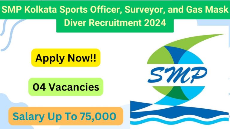 SMP Kolkata Recruitment 2024 Out for Sports Officer, Surveyor, and Diver, Know Eligibility, Salary, Age Limit