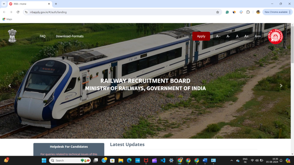 RRB Paramedical Recruitment 2024