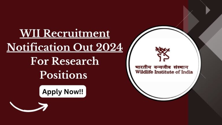 WII Recruitment 2024 for Various Posts, Apply Now, Check Eligibility Criteria, Salary, and More