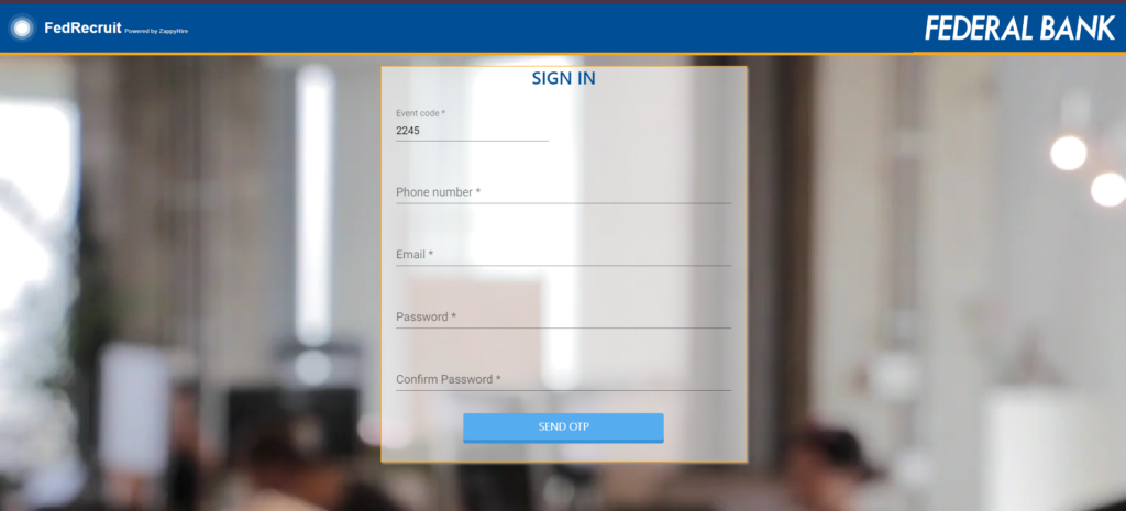 Registration Page