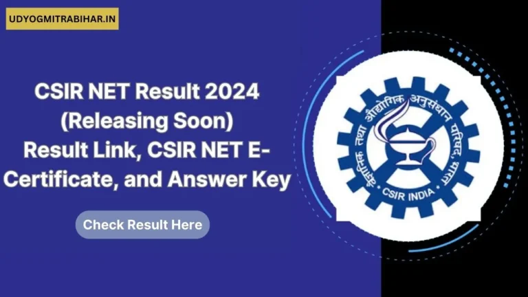 CSIR NET Result 2024