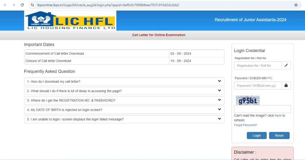 How To Download LIC HFL Junior Assistant Admit Card 2024?