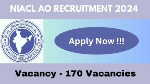 NIACL Administrative Officers (AO) Recruitment 2024, Check Application Process, Eligiblity Criteria, Selection Process