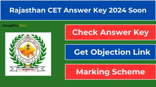 Rajasthan CET Answer Key 2024 Soon | Check Answer Key, Objection Link, Marking Scheme