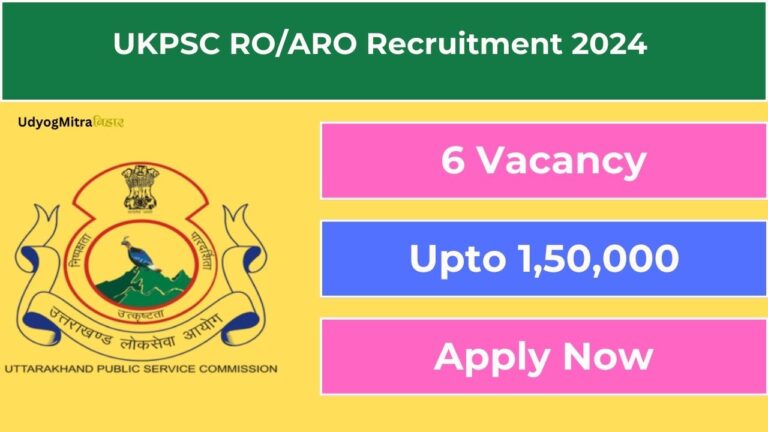 UKPSC RO/ARO Recruitment 2024: Check Eligibility Criteria, Selection Process, Age Limit, Exam Pattern