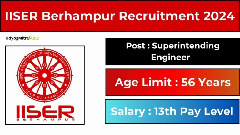 IISER Berhampur Recruitment 2024