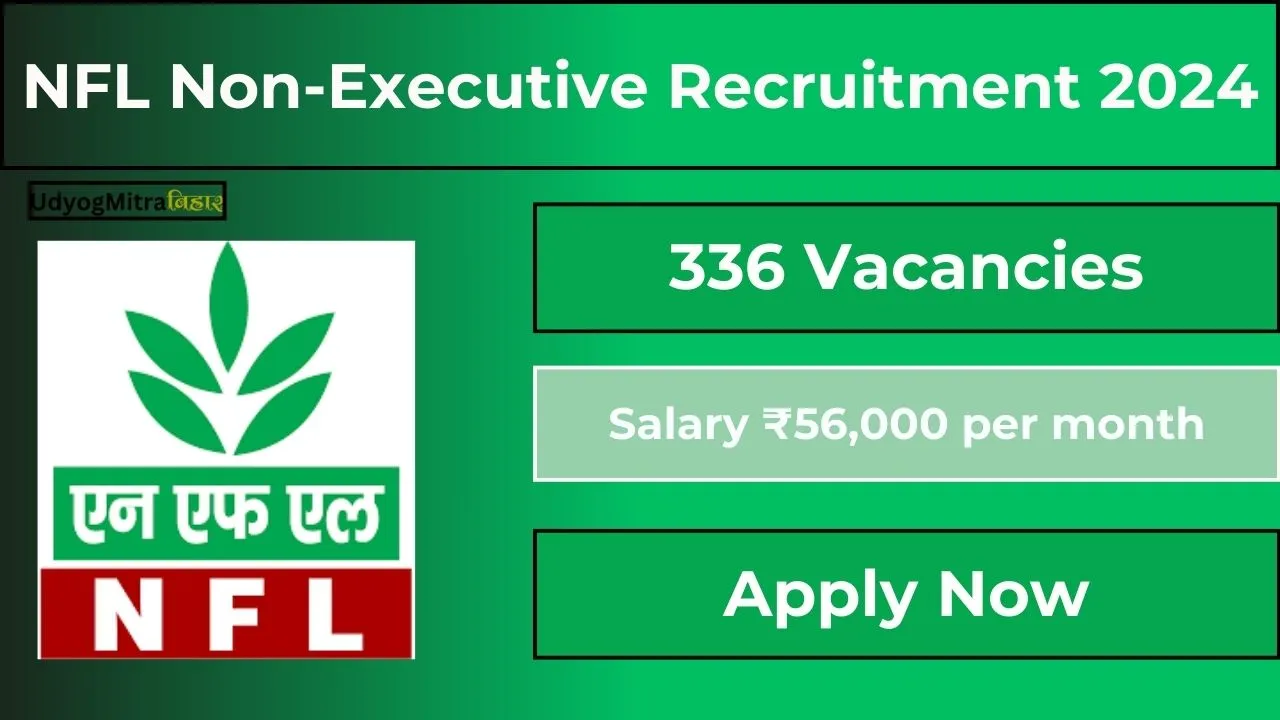 NFL Non-Executive Recruitment 2024 for 336+ Vacancies, Check Eligibility, Exam Pattern, Salary, Vacancy Breakdown, Application Process