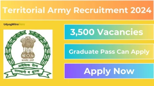 Territorial Army Recruitment 2024 for 3500 Vacancies |  Graduate Paased Can Apply, Check Application Process & Salary