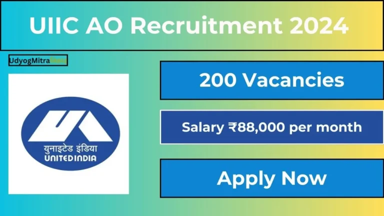 UIIC AO Recruitment Notification 2024 Out for 200+ Vacancies, Check Eligibility, Application Process, Salary