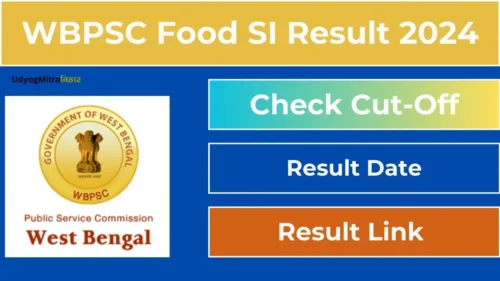 WBPSC Food SI Result 2024 Soon | Check Cut Off, Result Link, Interview